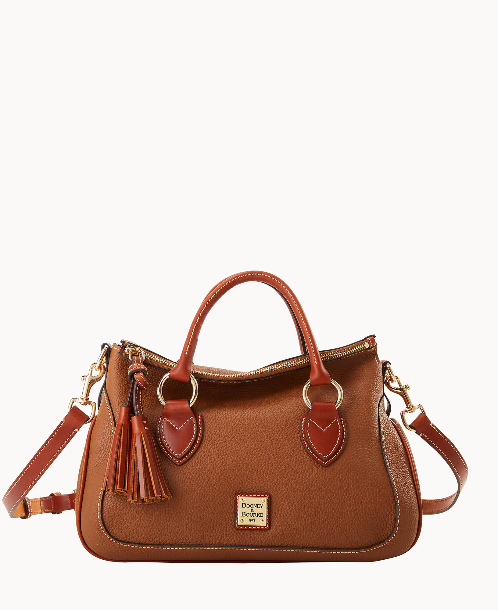 Dooney & bourke pebble grain satchel on sale