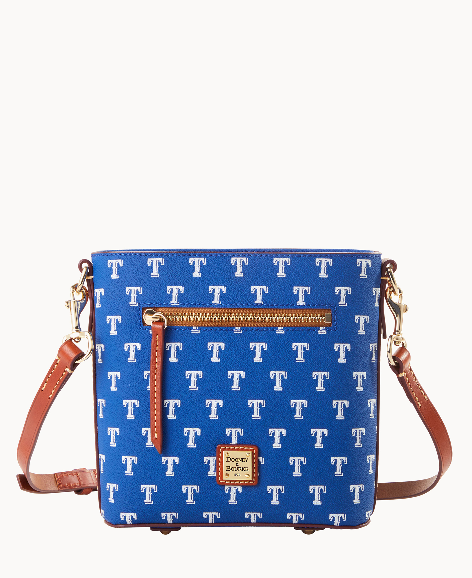 Dooney Bourke MLB Rangers Small Zip Crossbody