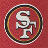 NFL 49ers Large Zip Around Wristlet