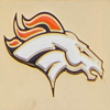 NFL Broncos Triple Zip Crossbody