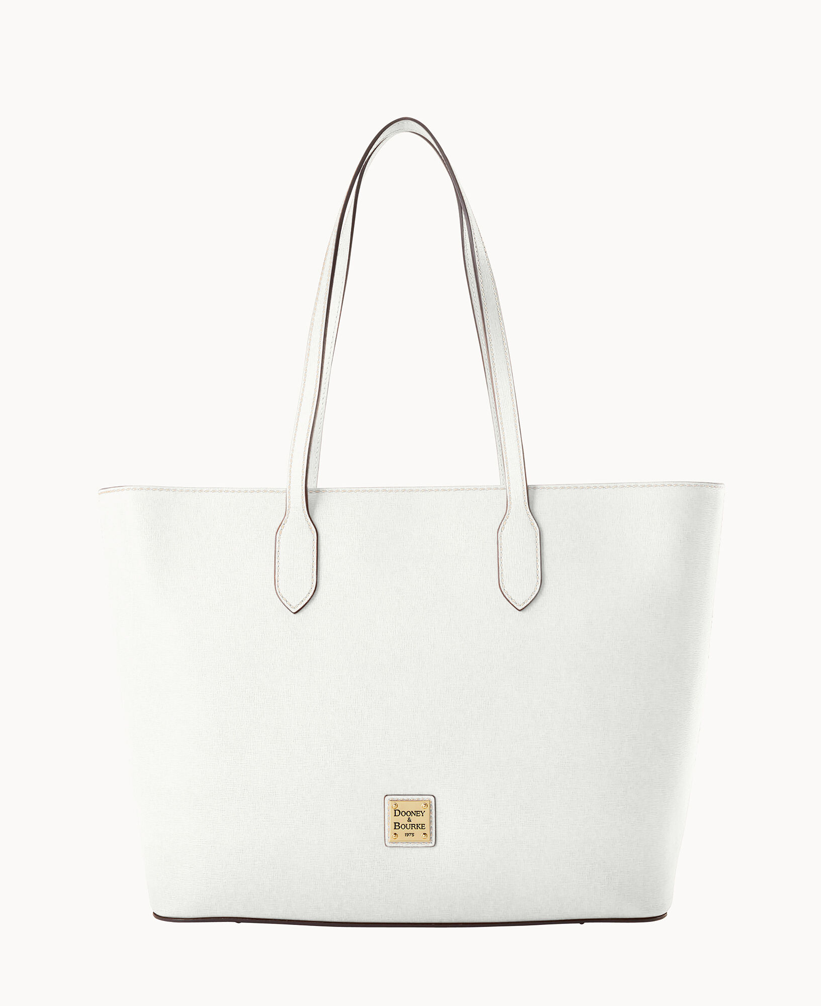 Dooney & Bourke Saffiano Small Tote Handbags Off-White : One Size