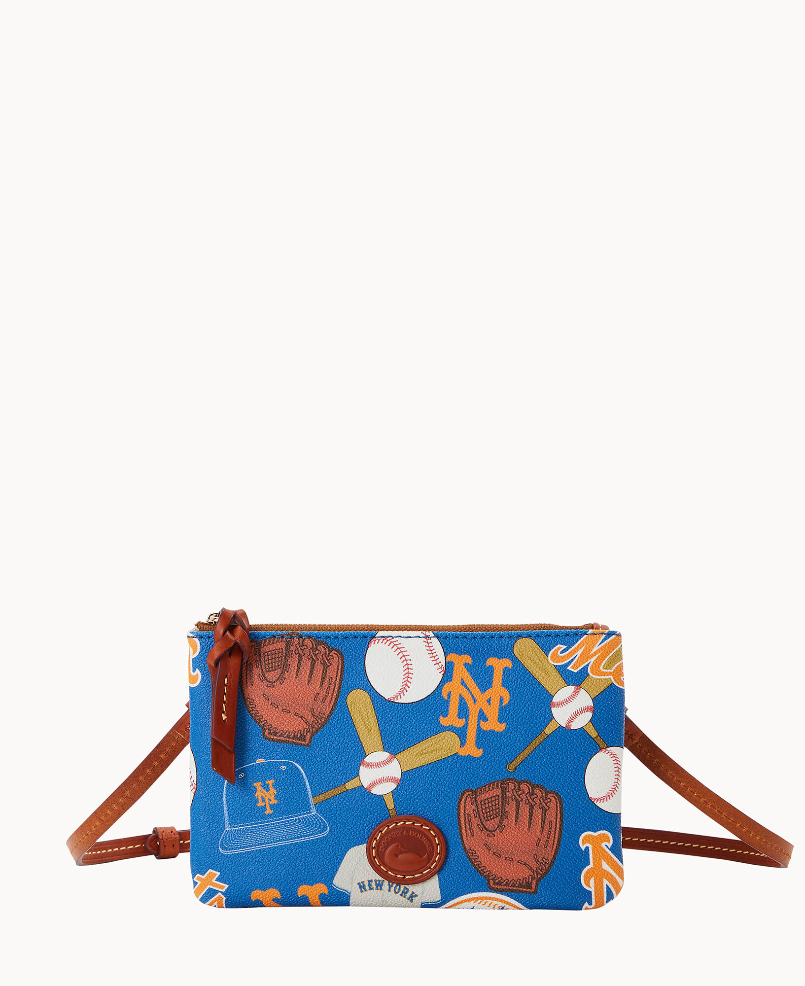 Dooney & Bourke MLB Mets Top Zip Crossbody