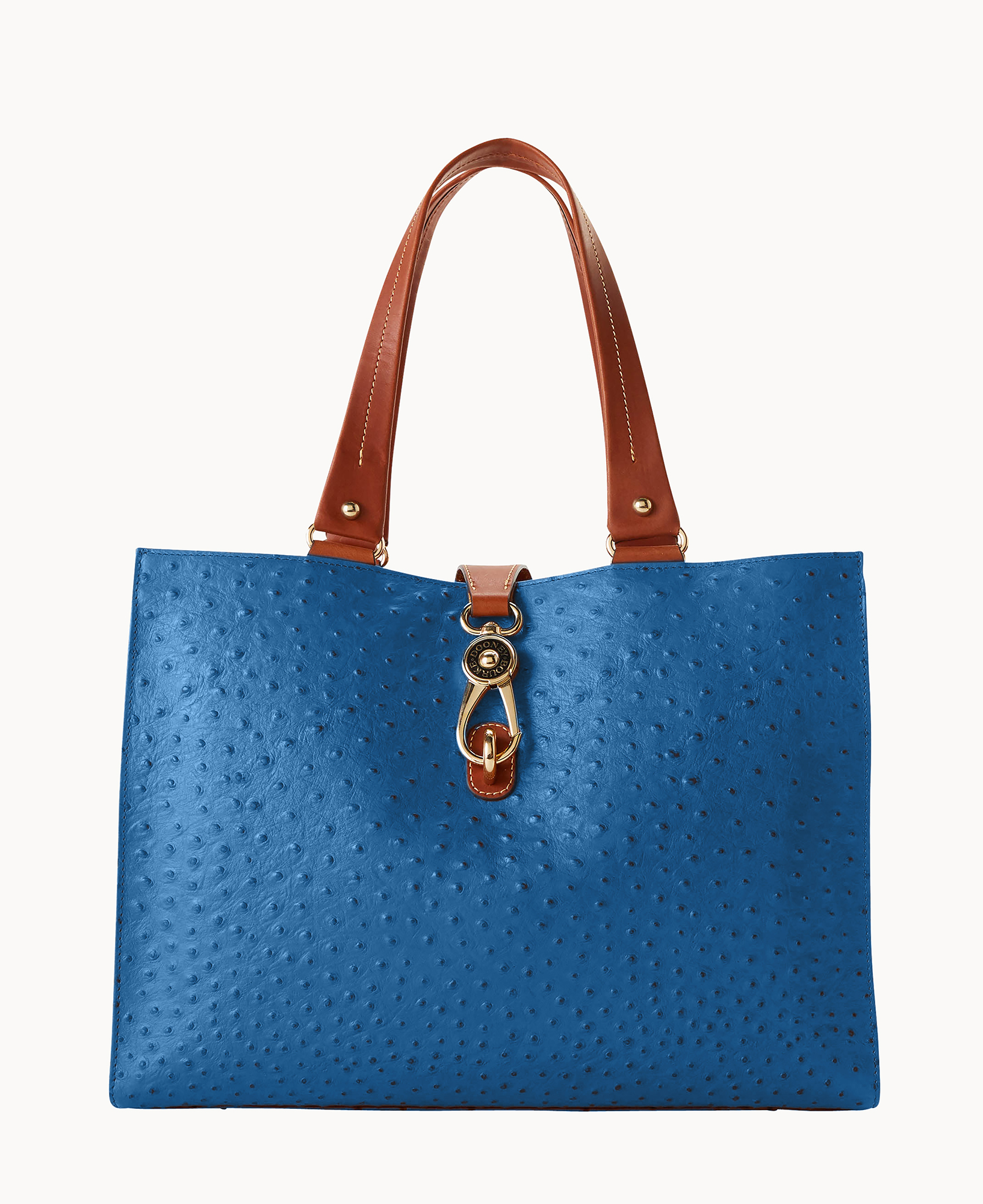 トートバッグ Tory Burch OSTRICH MARKET TOTE BAG Tory Burch Ostrich Market Tote Metal Handles in Yellow | Lyst