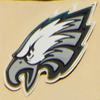 NFL Eagles Double Zip Wristlet