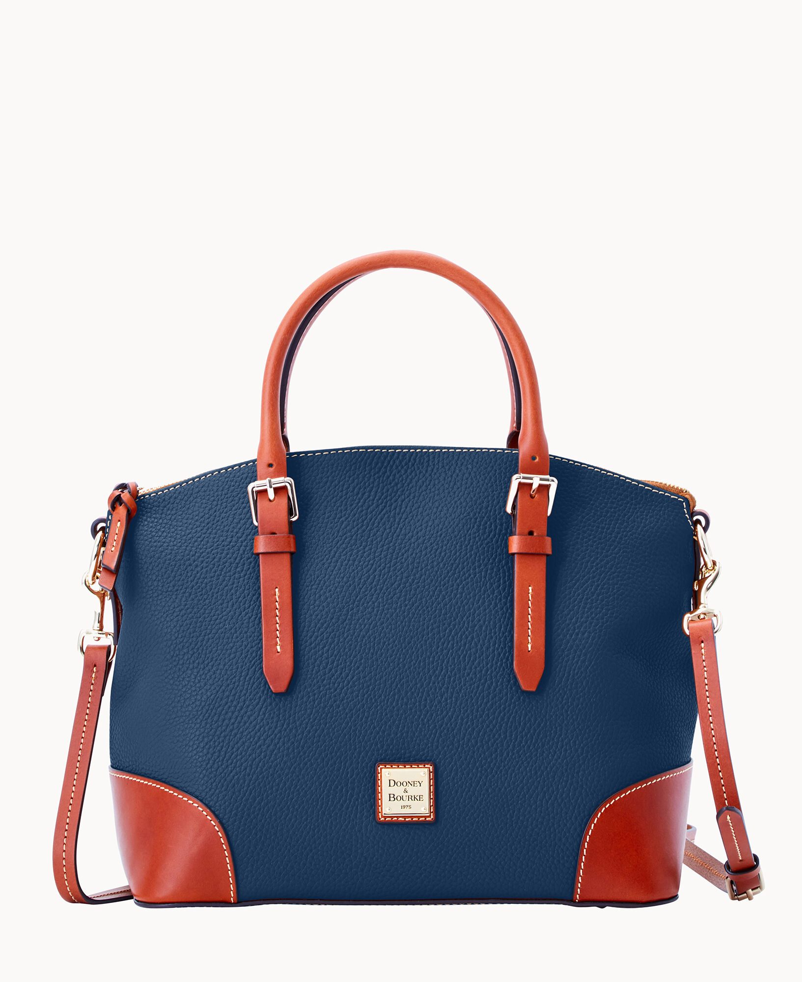 Dooney Bourke Pebble Grain Domed Satchel