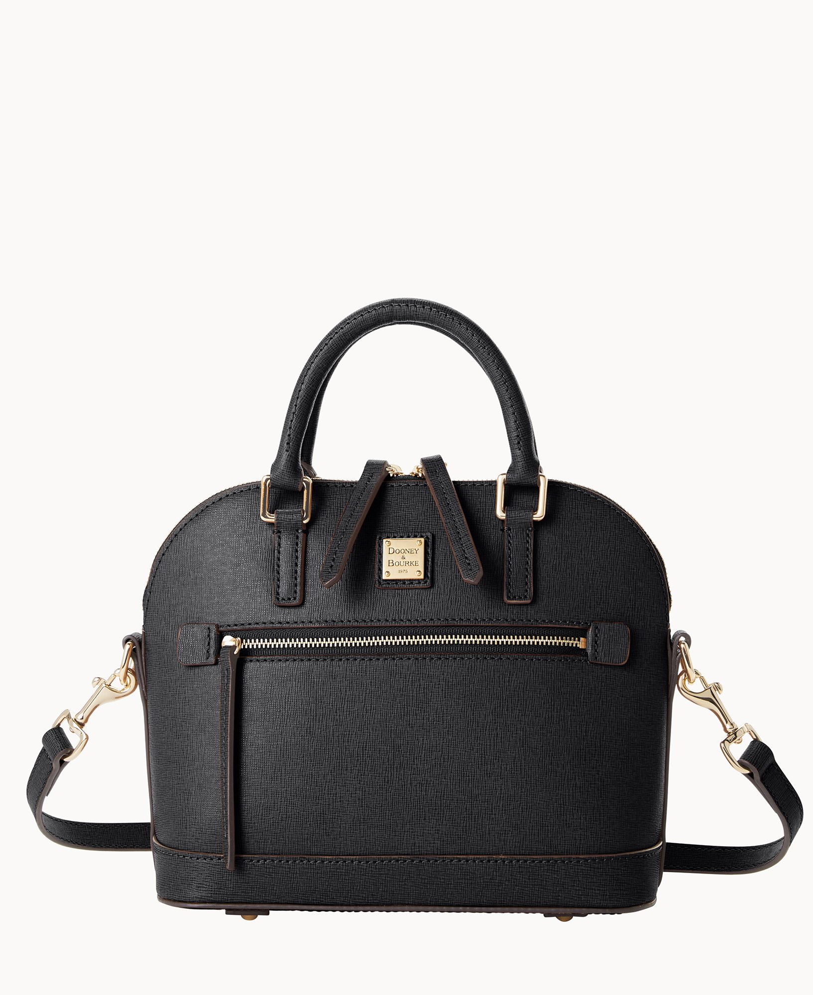 Saffiano mini domed zip satchel hotsell