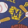 MLB Brewers Large Zip Around Wristlet