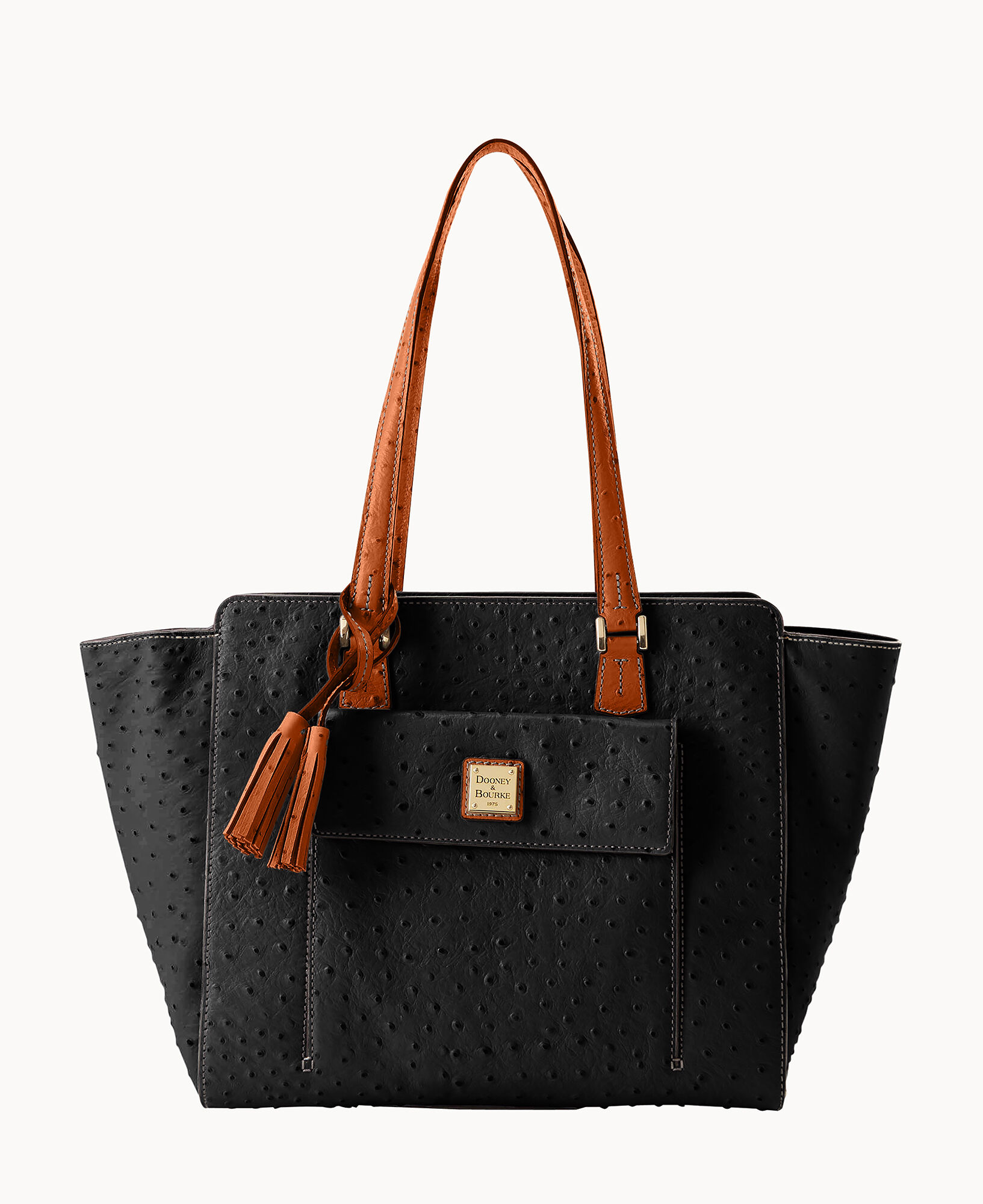 Dooney Bourke Ostrich East West Shopper