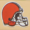 NFL Browns Large Slim Wristlet