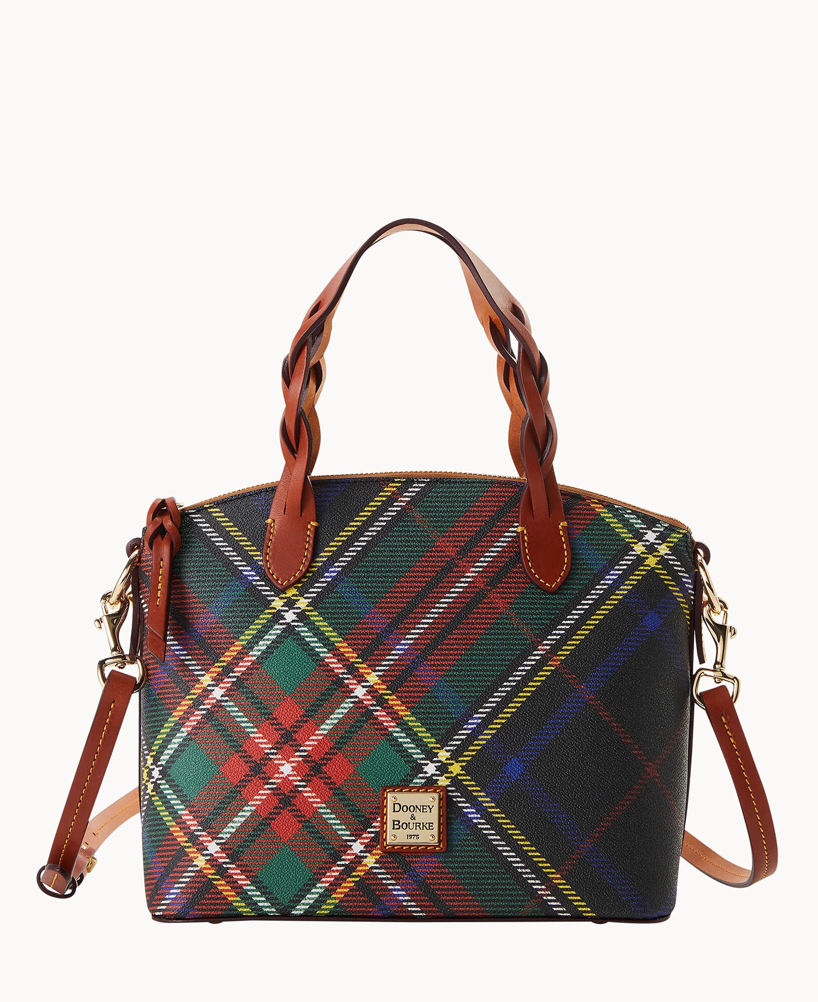 Dooney & bourke signature satchel deals