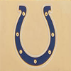 NFL Colts Large Slim Wristlet