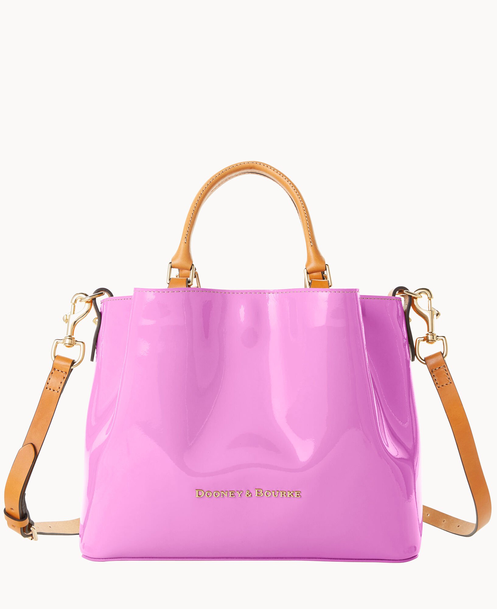 Dooney and bourke patent leather purse top