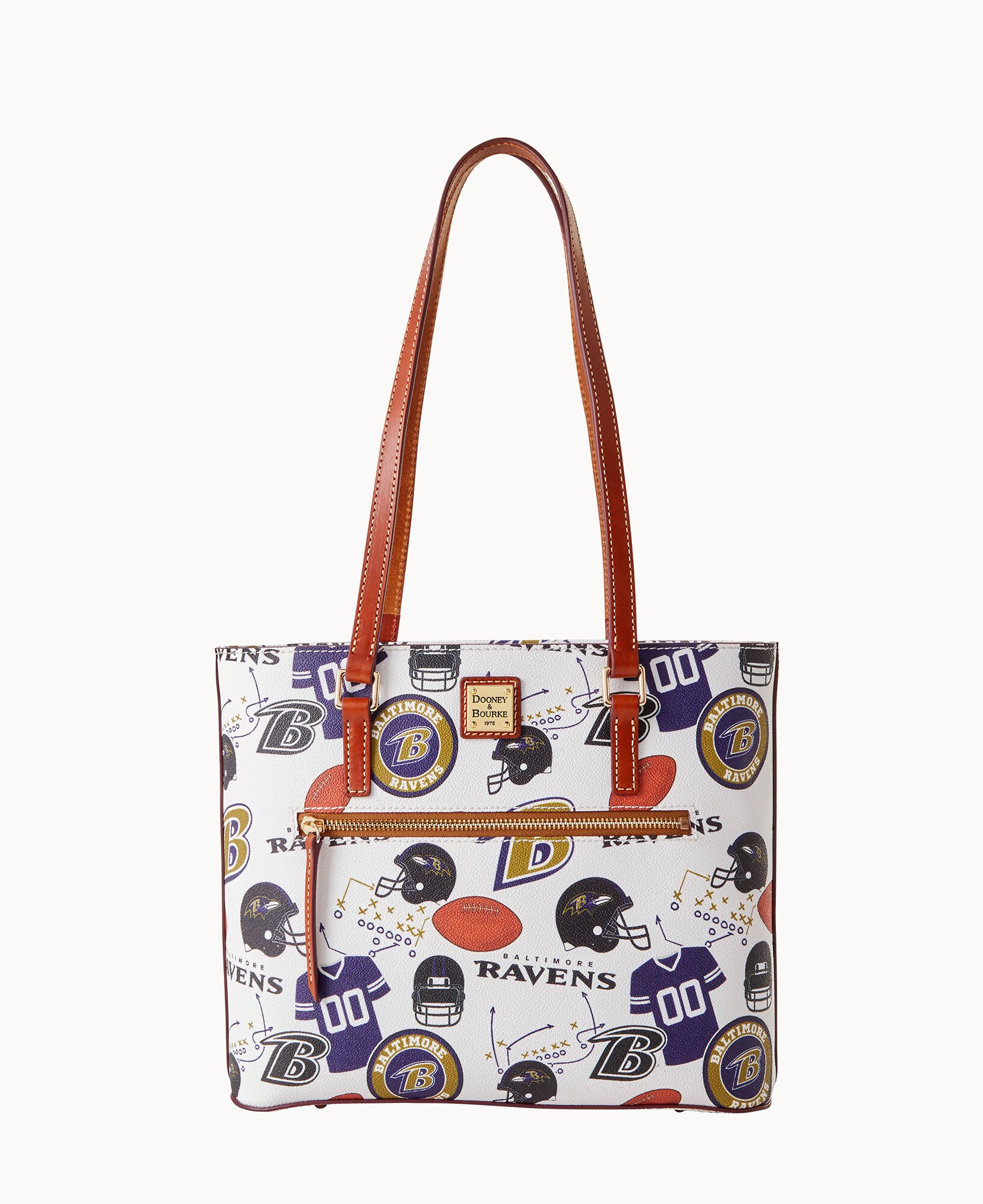 Dooney & Bourke Baltimore Ravens Small Zip Crossbody Bag