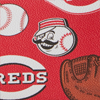 MLB Reds Large Zip Around Wristlet