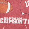 Collegiate University of Alabama Large Zip Around Wristlet