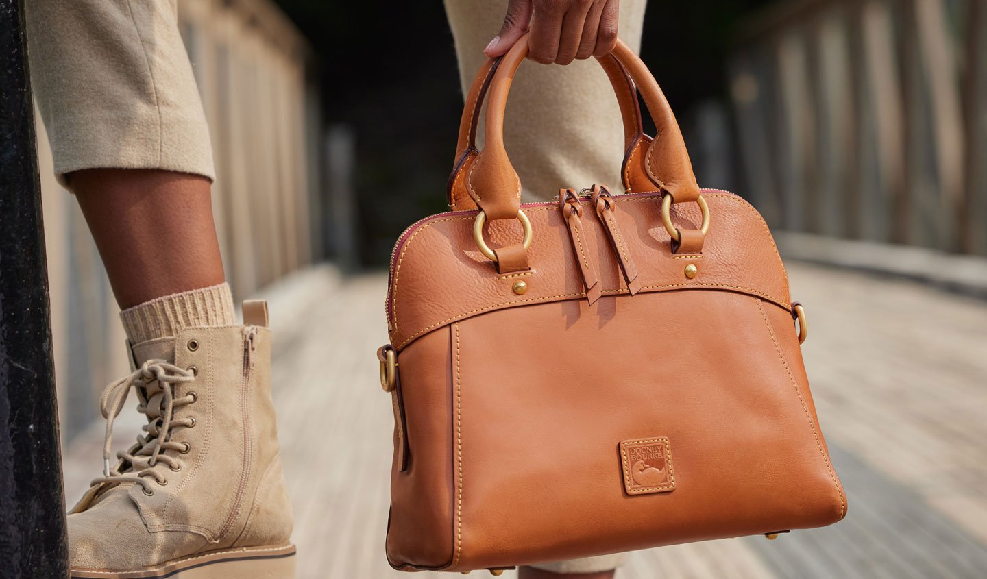 Dooney Bourke Florentine Micro Satchel Bordeaux