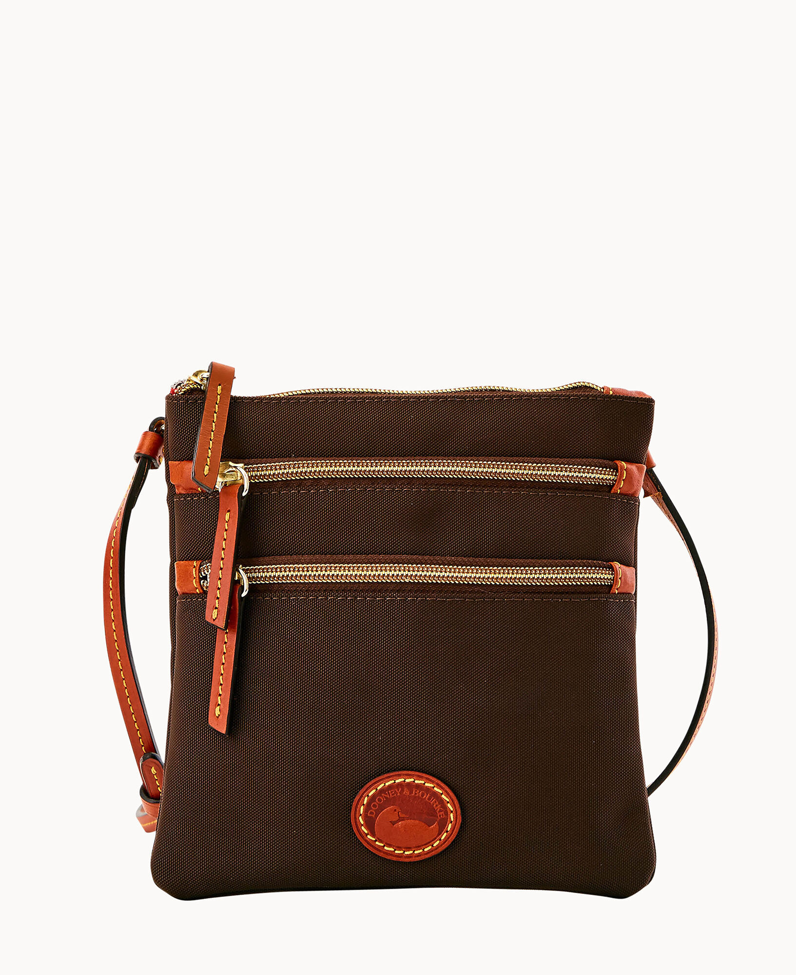 Dooney Bourke Nylon North South Triple Zip